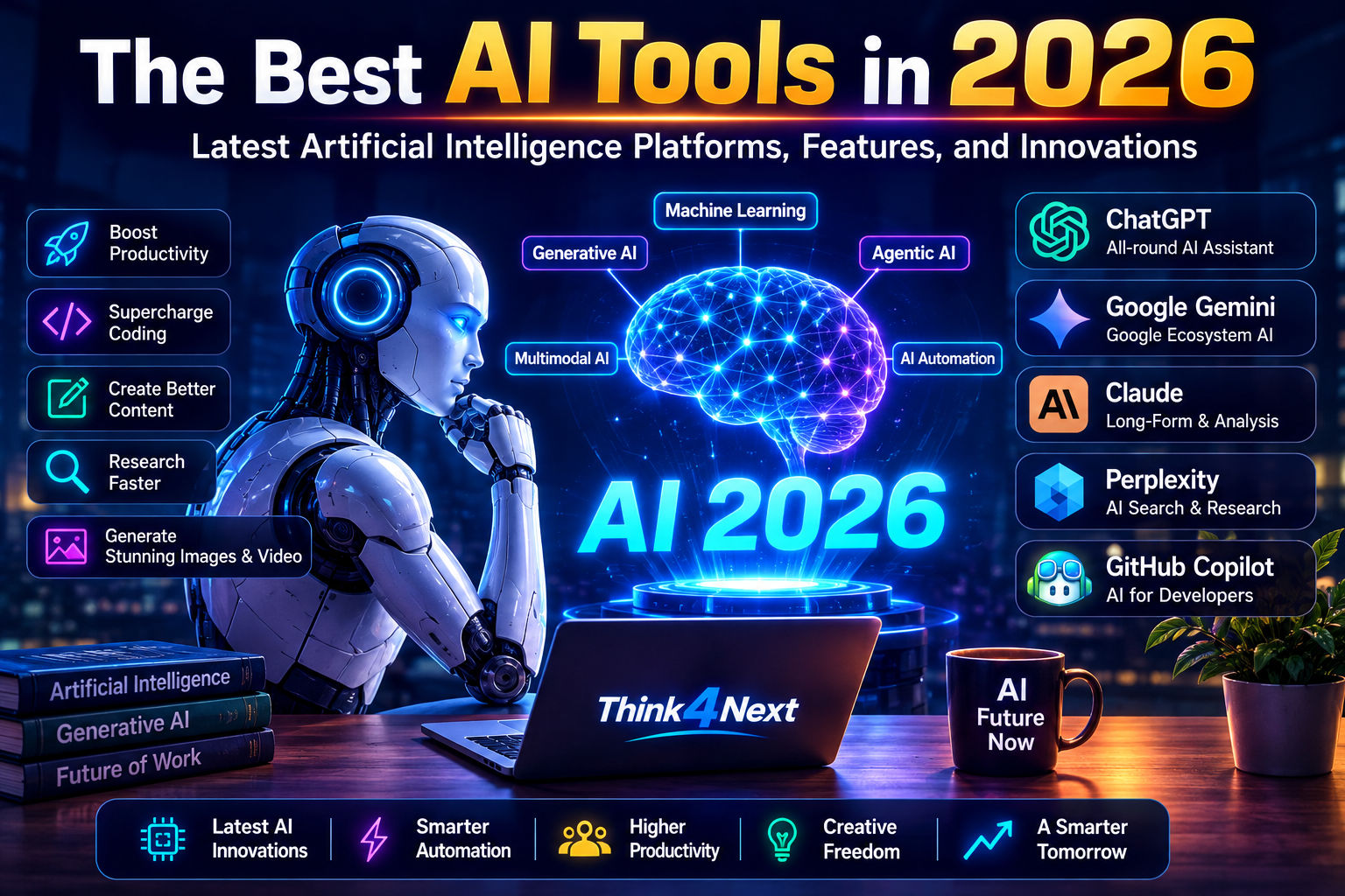 Best AI Tools in 2026: Top Artificial Intelligence Platforms to Try
