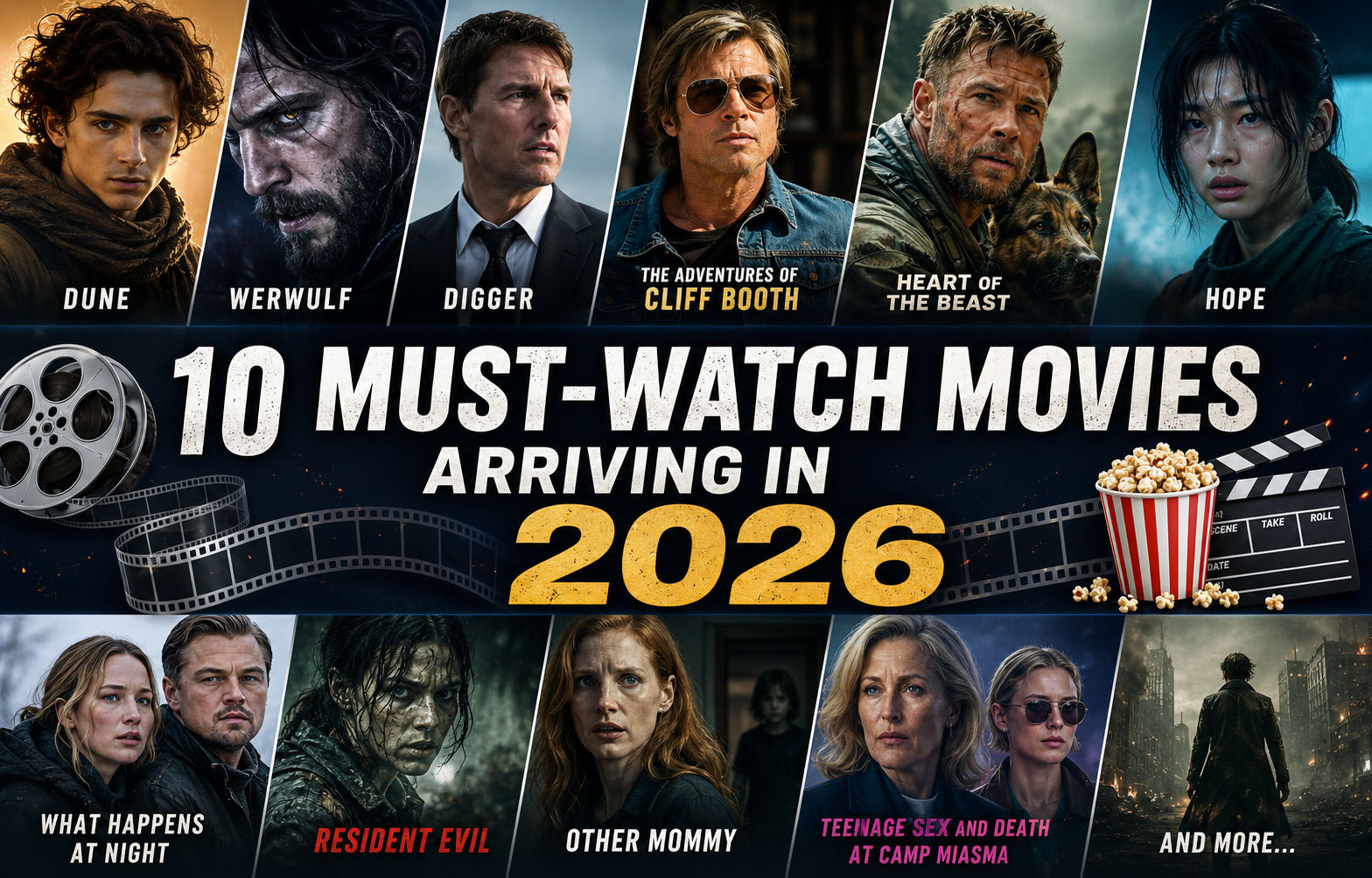 10 Must-Watch Movies Arriving in 2026