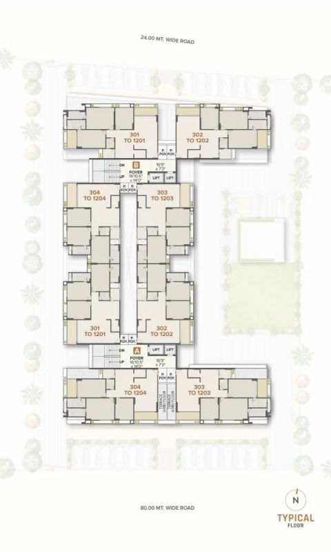 TYPICAL FLOOR PLAN