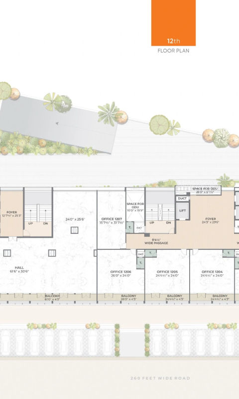 12TH FLOOR PLAN