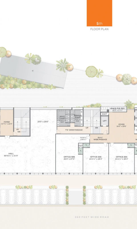 5TH FLOOR PLAN