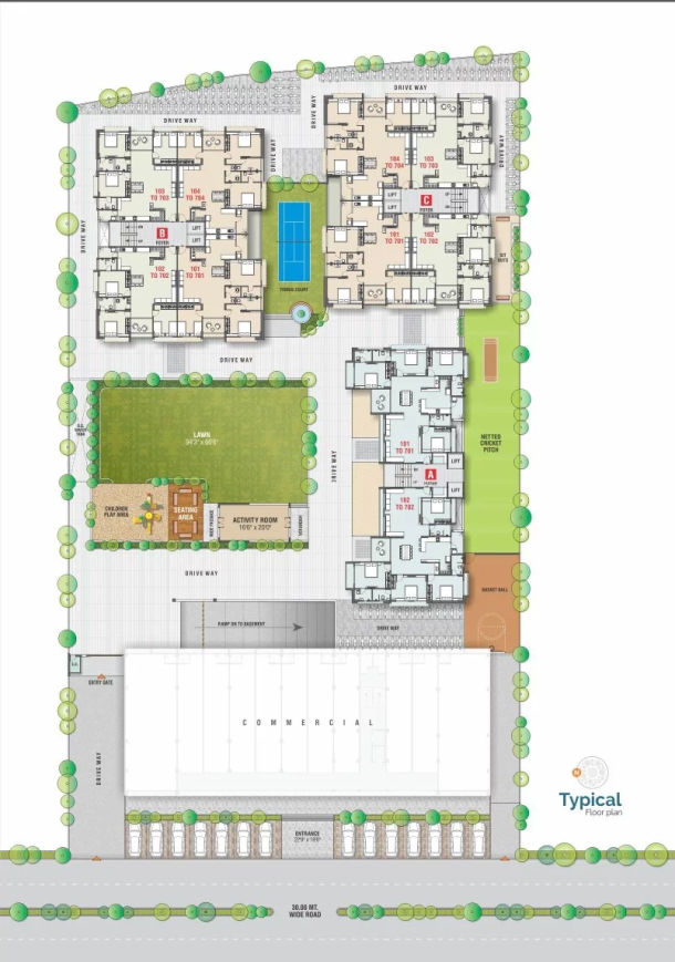 TYPICAL FLOOR PLAN