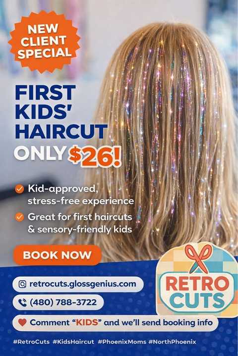 Childs First Haircut Package