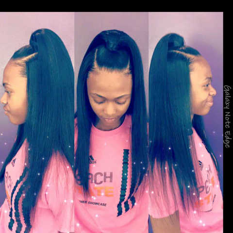 Half up & Half down