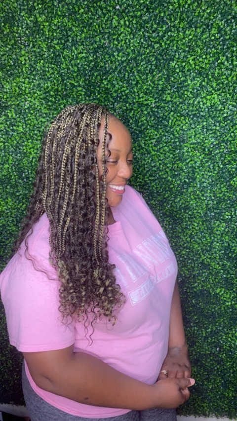 Boho Knotless Braids - Small