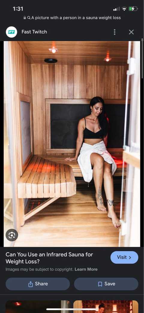 Sauna, weight loss