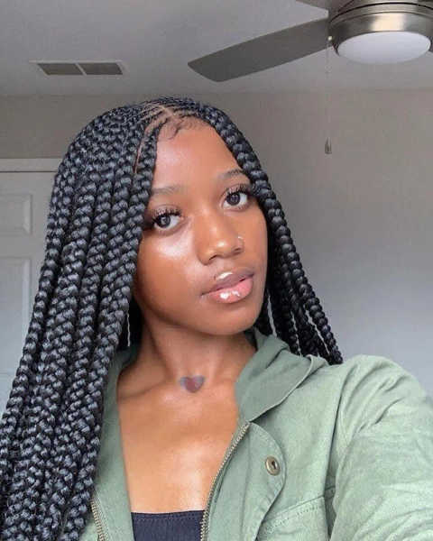 Cornrows (Hair Included) service