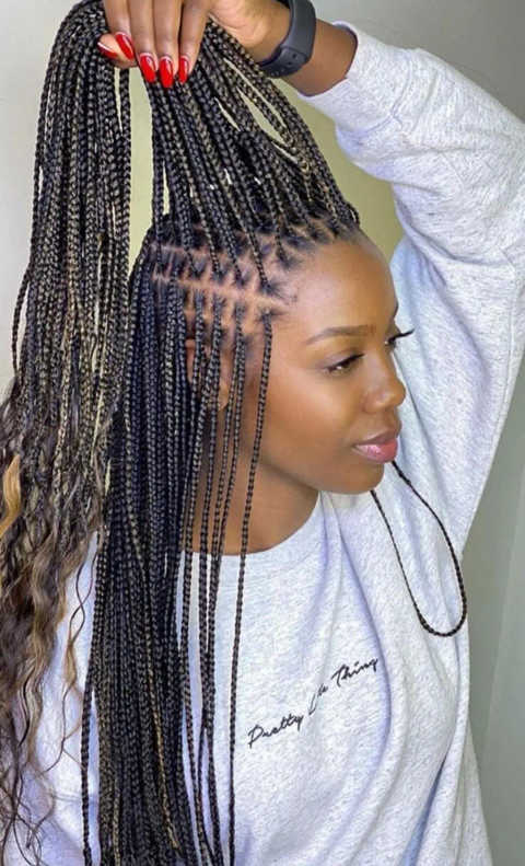 Knotless Braids (Hair Included) service