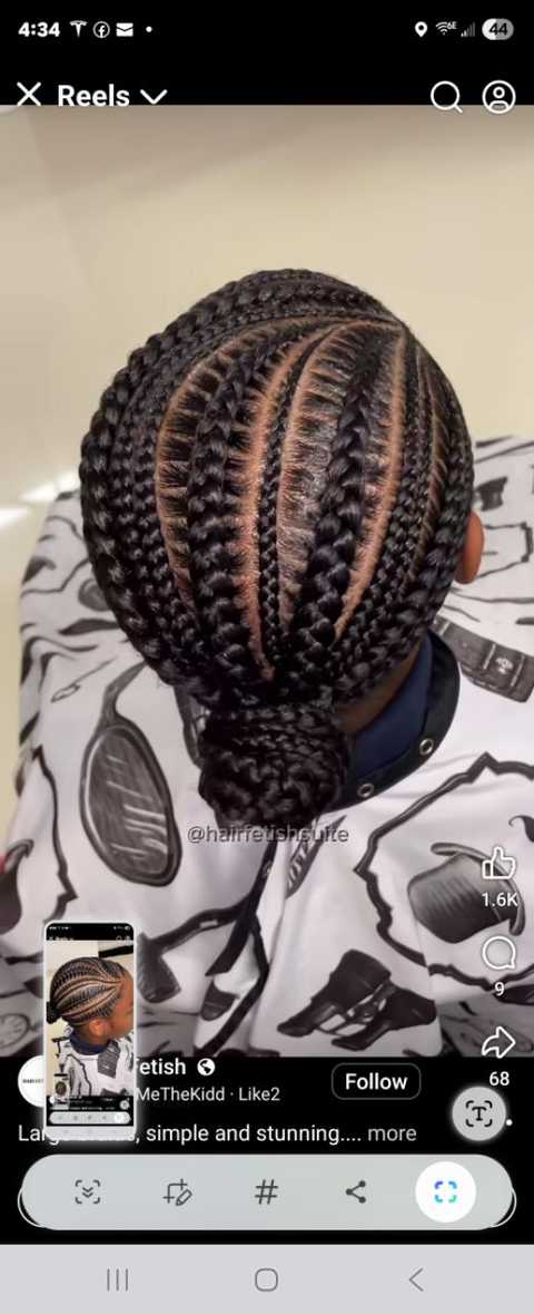 Cornrows  crochet