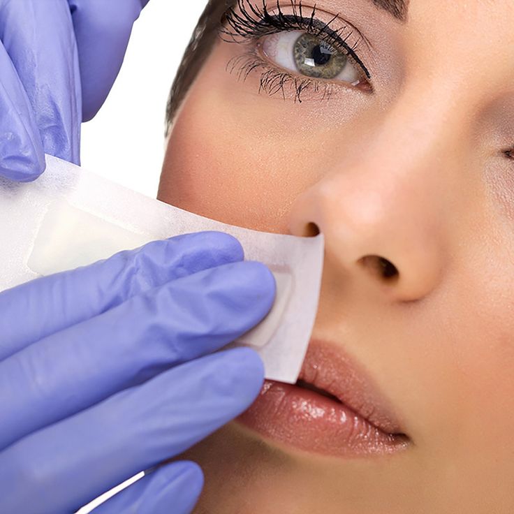 Waxing lip  or brows