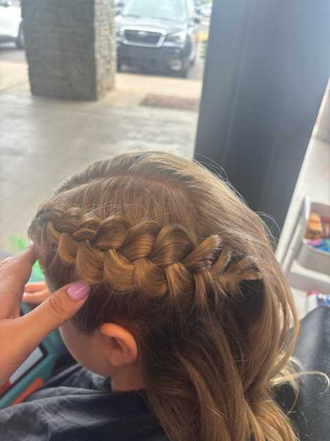 Kids Party Style Updo