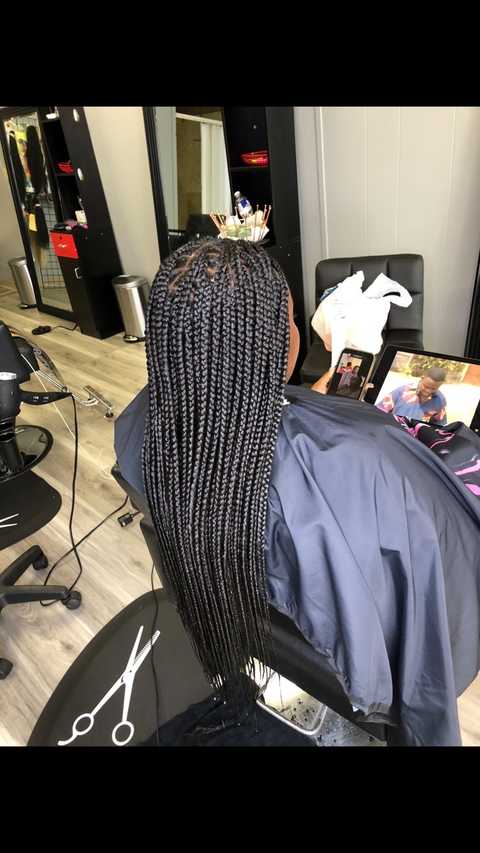 Small box braids waist length hair included $20 deposit