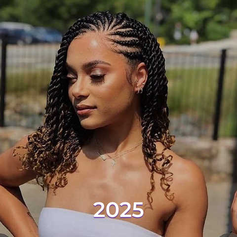 Feed in Braids vs Knotless Braids edge protection comparison in Buffalo NY