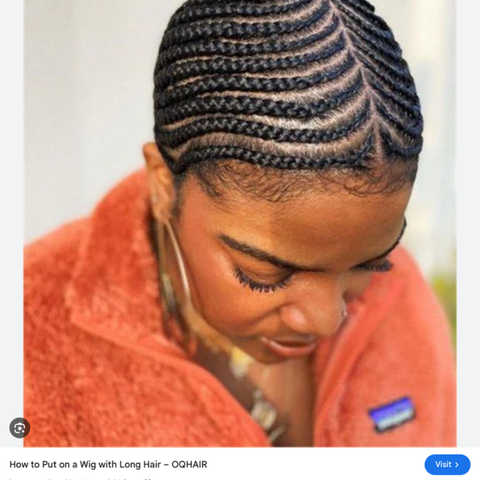 Wig Braid Down