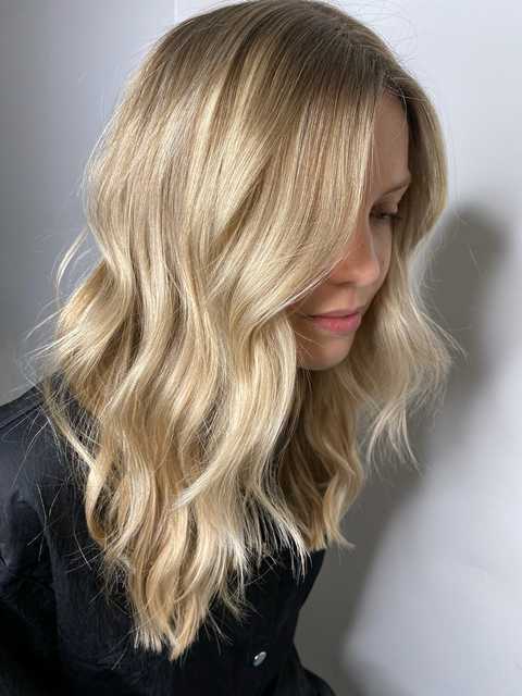 Full Balayage with Blowout Finish