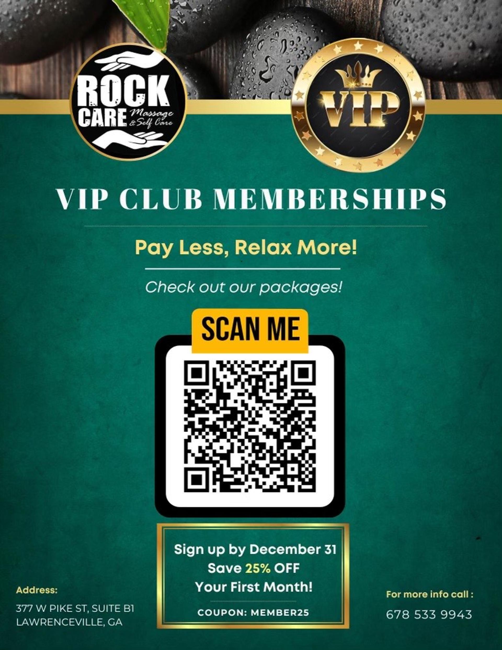 VIP Club Memberships