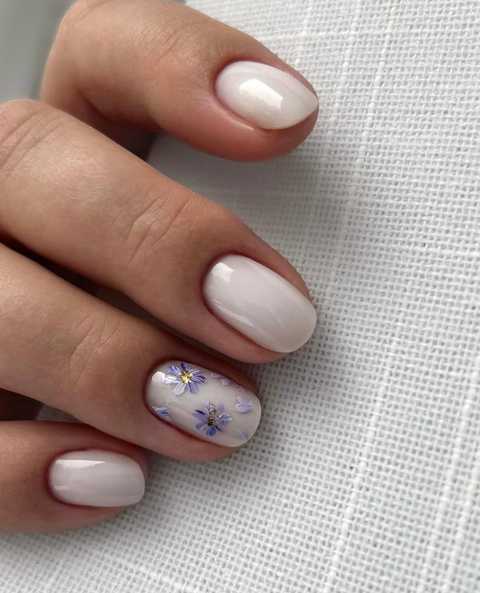 Add on One Finger nail art
