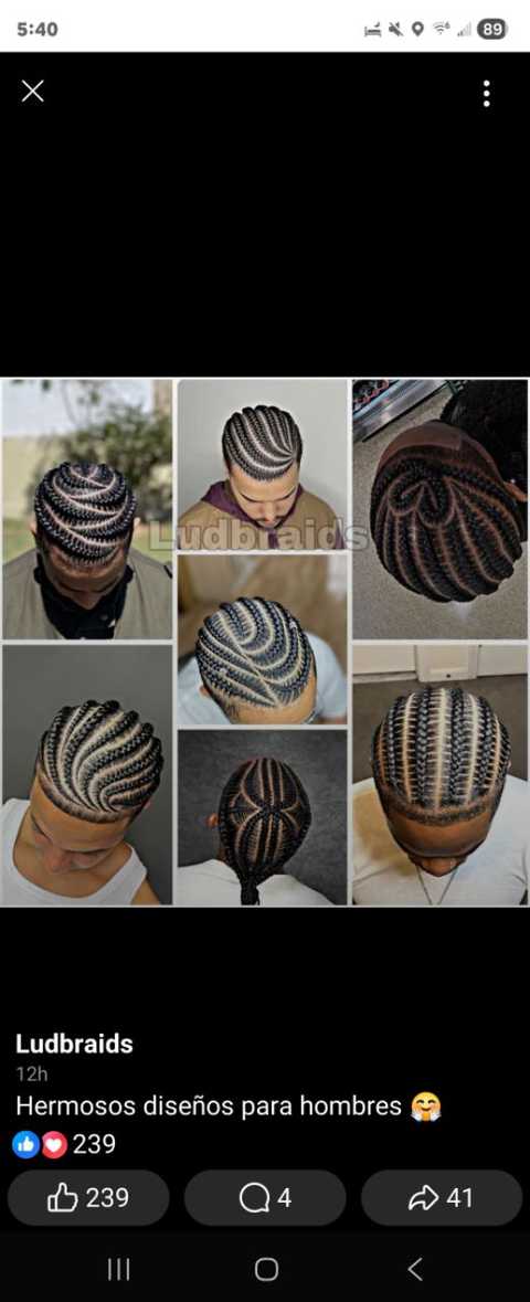 Cornrows  crochet