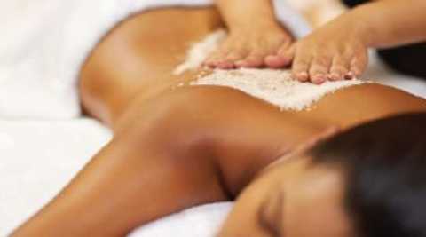 Back Scrub to Exfoliate