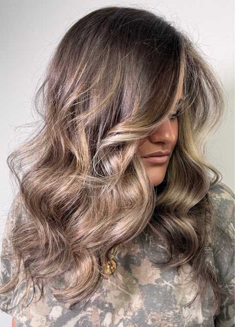 Full Balayage with Blowout Finish