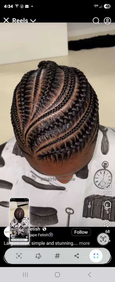Cornrows  crochet