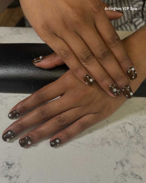 Nail Art with Crystal
