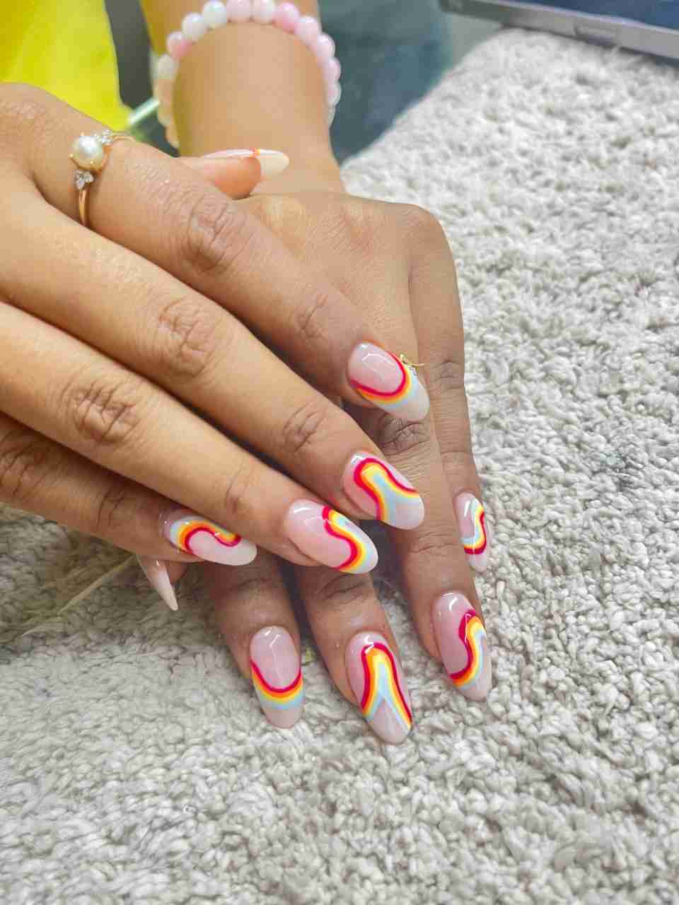  nail art,colorful,manicure,elegant,stylish  