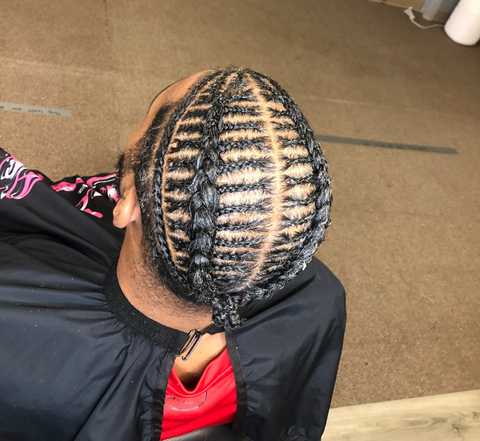 Man braids service