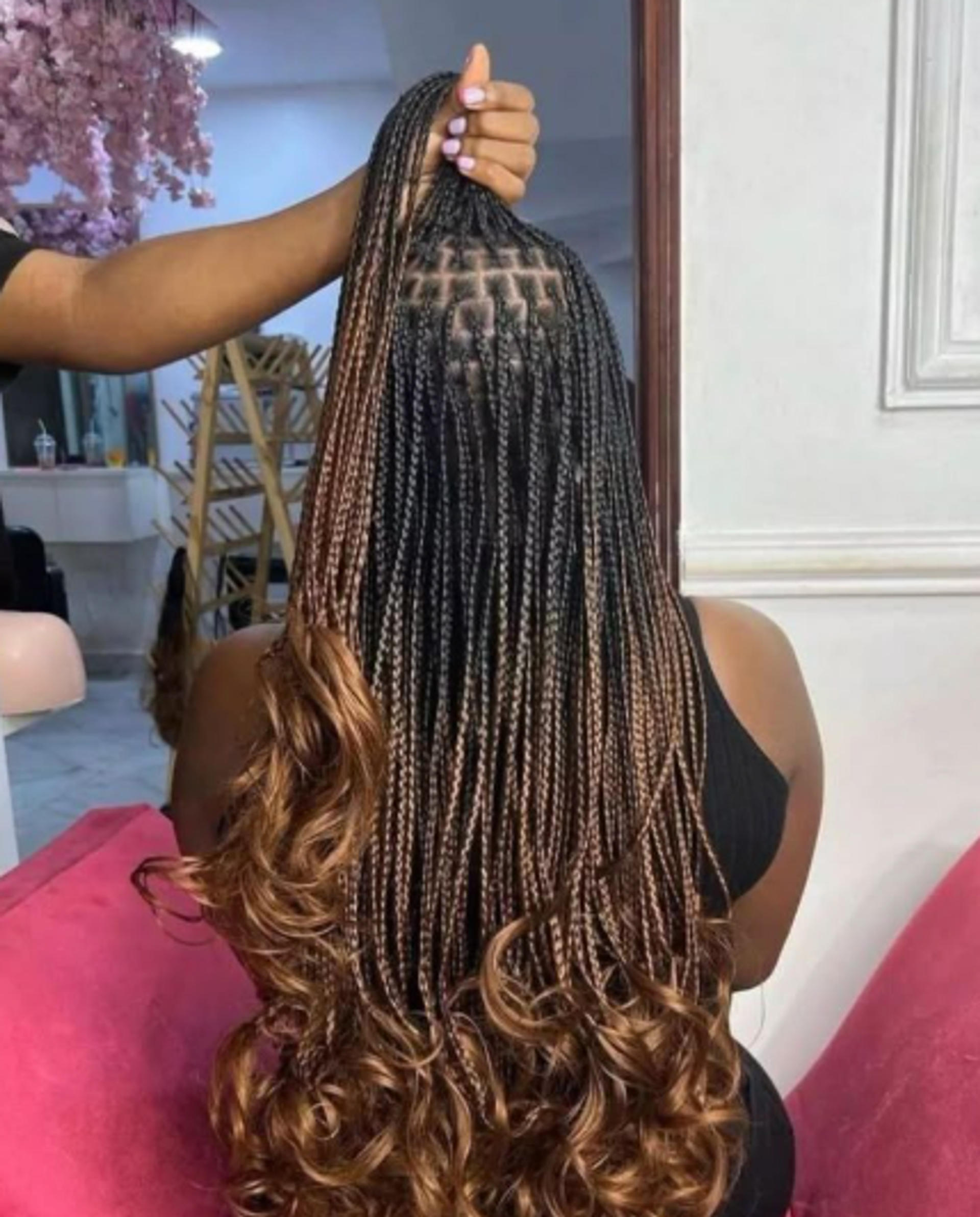 French Knotless Braids image
