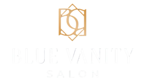 Blue Vanity Salon Logo