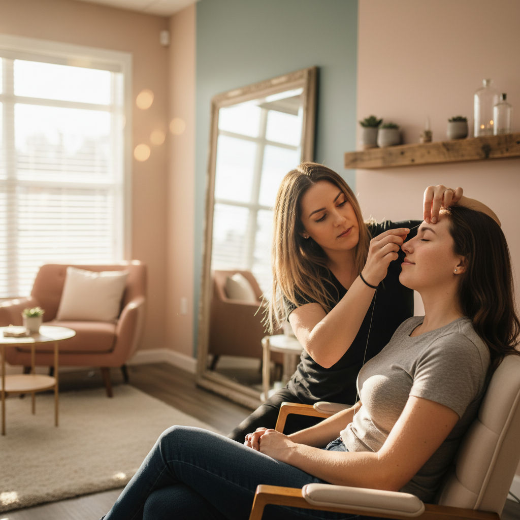 Nervous About Your First Eyebrow Threading? Here’s What to Expect image