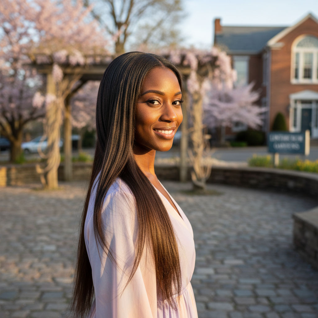 Why a Silk Press is Perfect for Managing Frizz This April image