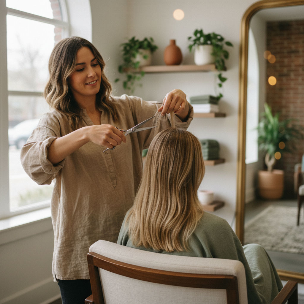 What to Expect on Your First All Scissor Haircut image