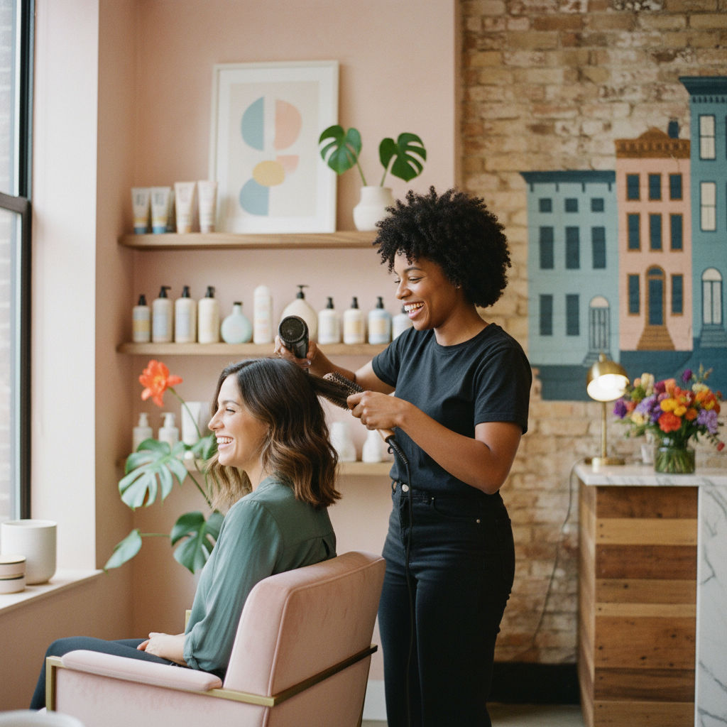 Stylish haircuts in Fort Greene