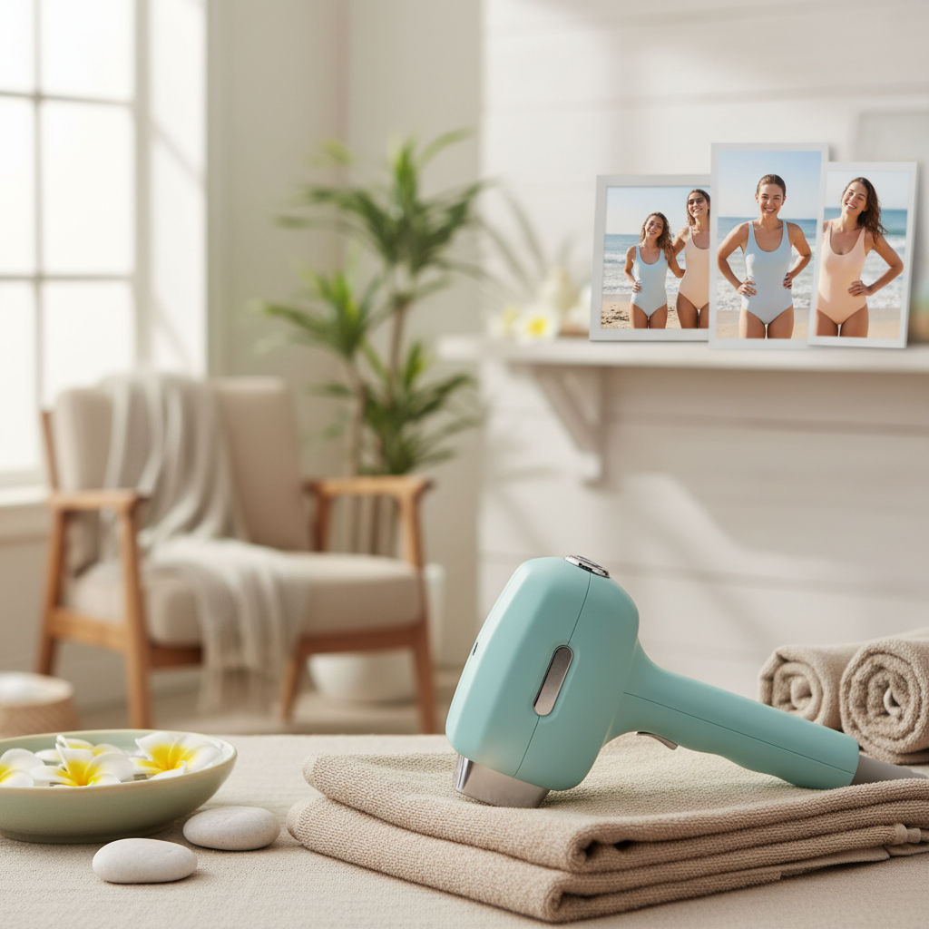 Relaxing atmosphere for bikini laser hair removal