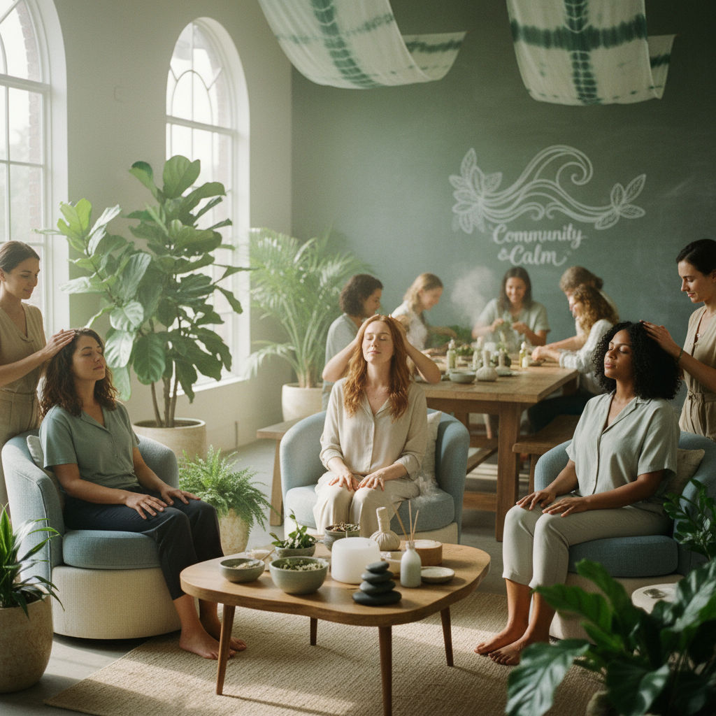 Why Group Booking for Scalp Therapy is Perfect for Stress Relief image