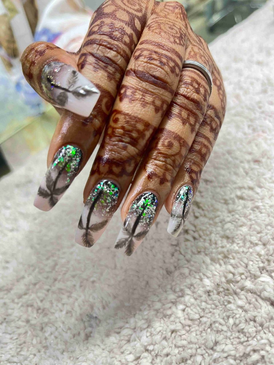  nail art,henna,glitter,beauty,hand,decoration  
