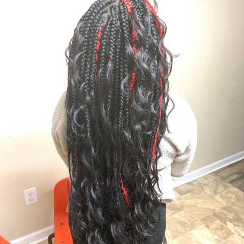 Goddess braids