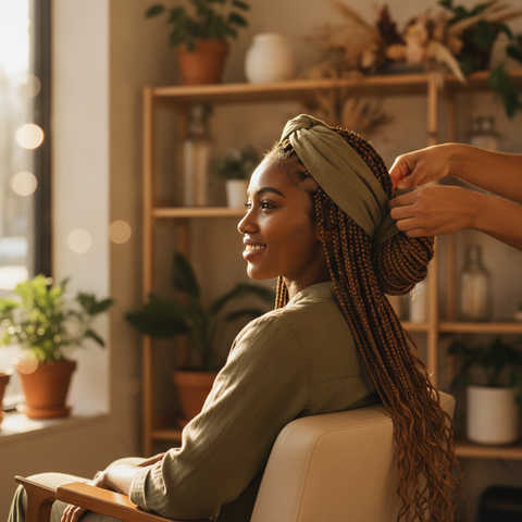 Bohemian Box Braids: Low-Maintenance Styles for San Antonio Heat blog