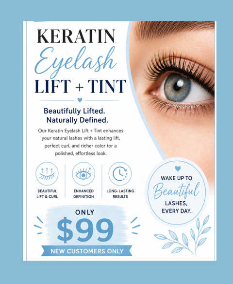 Keratin Lash Lift + Tint — $99 offer image