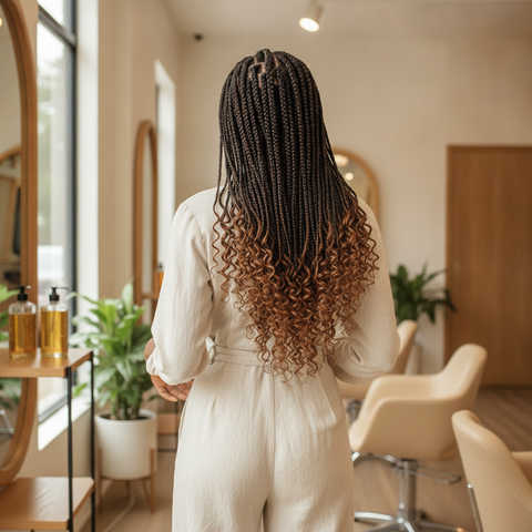 Bohemian Box Braids
