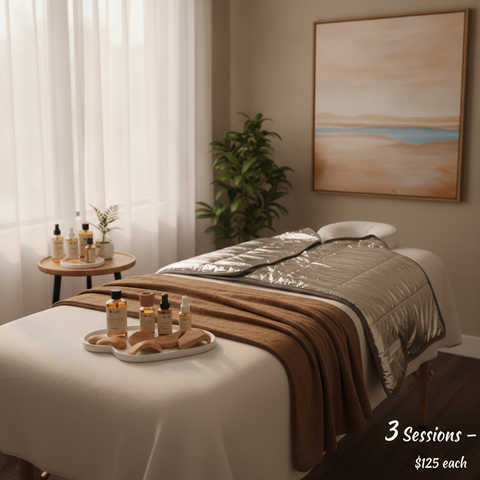 Lymphatic Drainage Massage or Detox with Sauna Wrap - 3 Sessions ($125 each) service image