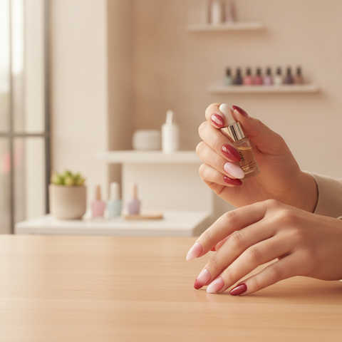 Acrylic Ombre Nail Design