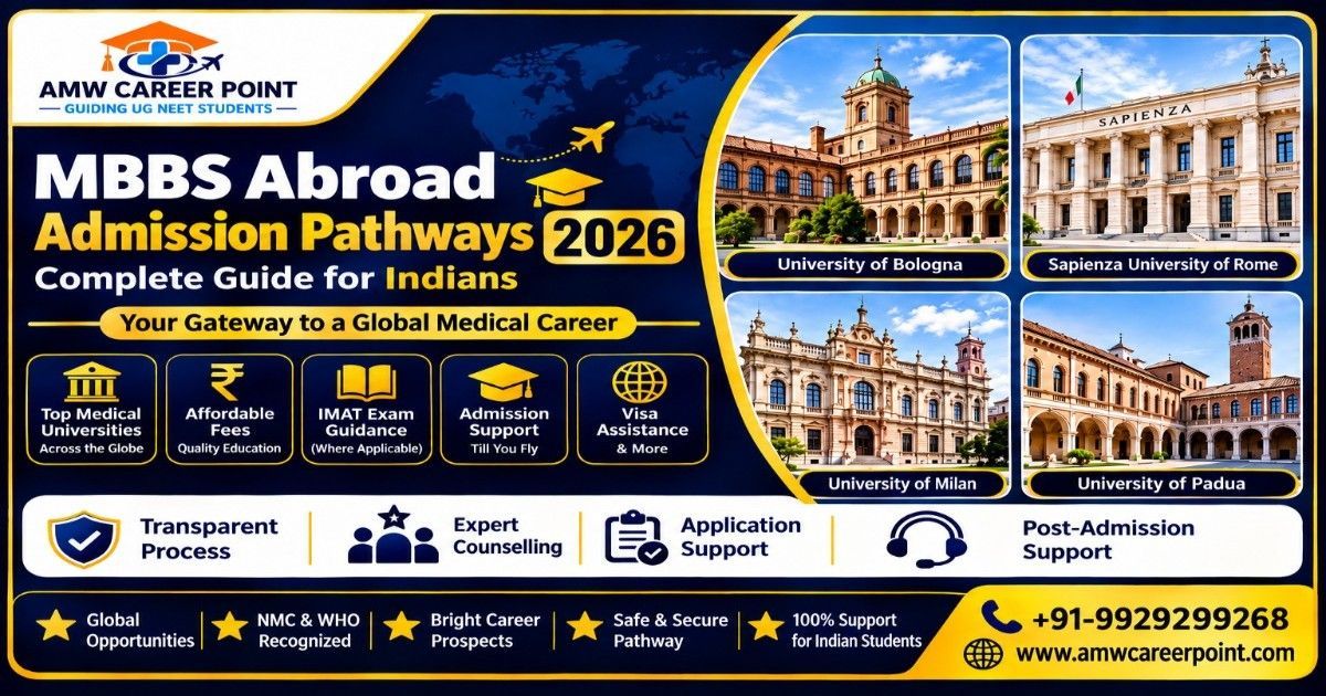 MBBS Abroad Admission Pathways 2026: Complete Guide for Indians