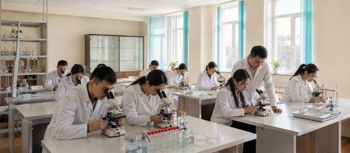 MBBS in Kasym Tynystanov Issyk-Kul State University Medical Faculty campus