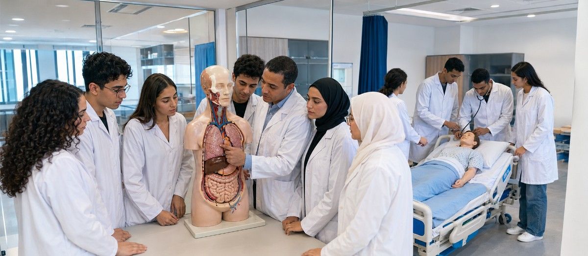 MBBS in East Port Said National University Faculty of Medicine campus