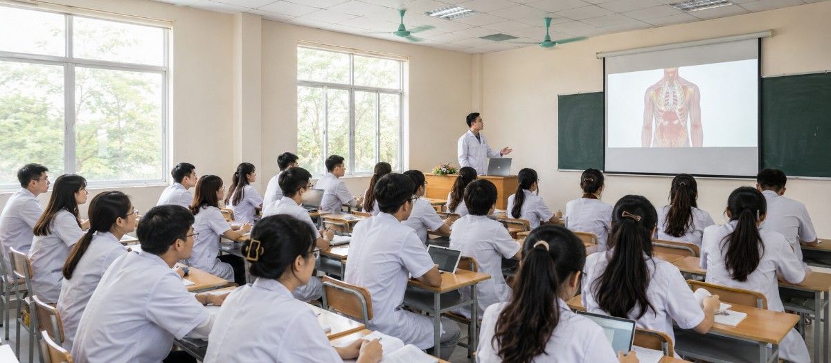 MBBS in Thai Binh University of Medicine and Pharmacy campus