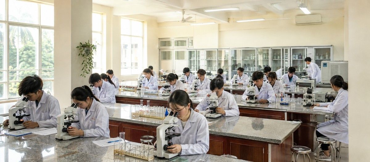 MBBS in Tay Nguyen University Faculty of Medicine and Pharmacy campus life