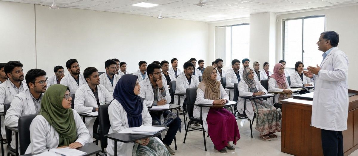 MBBS in B.G.C. Trust Medical College campus