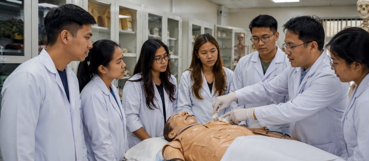 MBBS in University of Northern Philippines College of Medicine campus